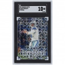 Dak Prescott Dallas Cowboys 2023 Panini Donruss Optic Mythical #6 SGC Authenticated 10 Card