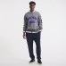 New York Giants x Todd Snyder Heather Charcoal Relaxed Canadian Fleece Crew