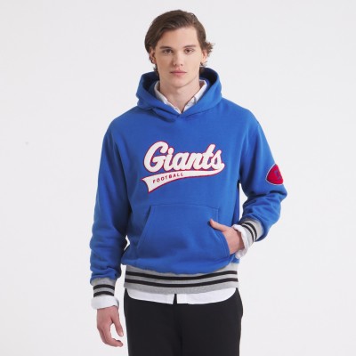 New York Giants x Todd Snyder Royal Relaxed Canadian Fleece Hoodie