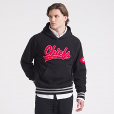 Kansas City Chiefs x Todd Snyder Black Relaxed Canadian Fleece Hoodie
