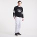Kansas City Chiefs x Todd Snyder Black Cashmere Crew Sweater