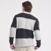 Kansas City Chiefs x Todd Snyder Oatmeal/Heather Charcoal Cashmere Rugby Sweater