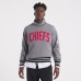 Kansas City Chiefs x Todd Snyder Heather Gray Relaxed Canadian Fleece Turtleneck