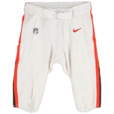 Wyatt Teller Cleveland Browns Fanatics Authentic Game-Used White Nike Pants vs. New Orleans Saints on November 17, 2024