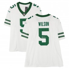 Garrett Wilson New York Jets Autographed Fanatics Authentic 2024 White Nike Limited Jersey Garrett Wilson New York Jets Autographed Fanatics Authentic 2024 White Nike Limited Jersey