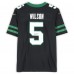 Garrett Wilson New York Jets Autographed Fanatics Authentic Nike 2024 Black Alternate Limited Jersey
