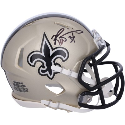 Ricky Williams New Orleans Saints Autographed Fanatics Authentic Riddell Speed Mini Helmet