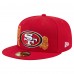 Бейсболка San Francisco 49ers New Era Scarlet State Stitch 59FIFTY Бейсболка San Francisco 49ers New Era Scarlet State Stitch 59FIFTY