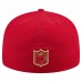 Бейсболка San Francisco 49ers New Era Scarlet State Stitch 59FIFTY
