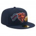 Бейсболка Chicago Bears New Era Navy State Stitch 59FIFTY