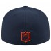 Бейсболка Chicago Bears New Era Navy State Stitch 59FIFTY