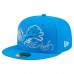 Бейсболка Detroit Lions New Era Blue State Stitch 59FIFTY
