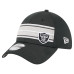 Бейсболка Las Vegas Raiders New Era Black Stripes 39THIRTY Бейсболка Las Vegas Raiders New Era Black Stripes 39THIRTY