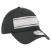 Бейсболка Las Vegas Raiders New Era Black Stripes 39THIRTY