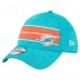 Бейсболка Miami Dolphins New Era Aqua Stripes 39THIRTY