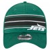Бейсболка New York Jets New Era Green Stripes 39THIRTY