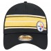 Бейсболка Pittsburgh Steelers New Era Black Stripes 39THIRTY