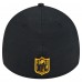 Бейсболка Pittsburgh Steelers New Era Black Stripes 39THIRTY