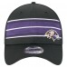 Бейсболка Baltimore Ravens New Era Black Stripes 39THIRTY
