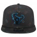 Houston Texans New Era Black Gummy Golfer Snapback Hat