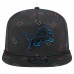 Detroit Lions New Era Black Gummy Golfer Snapback Hat