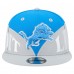 Бейсболка Detroit Lions New Era Blue/Gray Split 9FIFTY Snapback