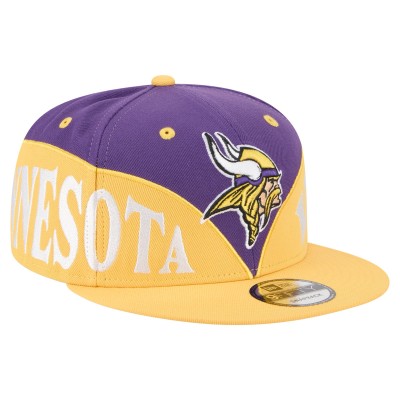 Бейсболка Minnesota Vikings New Era Purple/Gold Split 9FIFTY Snapback