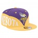 Бейсболка Minnesota Vikings New Era Purple/Gold Split 9FIFTY Snapback