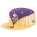 Бейсболка Minnesota Vikings New Era Purple/Gold Split 9FIFTY Snapback