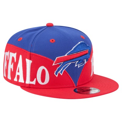 Бейсболка Buffalo Bills New Era Royal/Red Split 9FIFTY Snapback