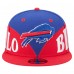 Бейсболка Buffalo Bills New Era Royal/Red Split 9FIFTY Snapback