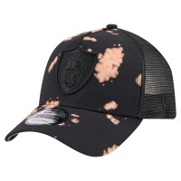 Бейсболка Las Vegas Raiders New Era Black Bleached 9FORTY A-Frame