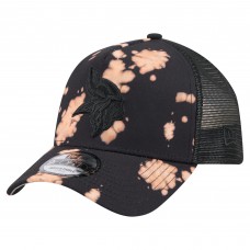 Бейсболка Minnesota Vikings New Era Black Bleached A-Frame 9FORTY Trucker