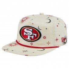 San Francisco 49ers New Era Cream Celestial Golfer Snapback Hat San Francisco 49ers New Era Cream Celestial Golfer Snapback Hat