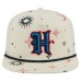 Houston Texans New Era Cream Celestial Golfer Snapback Hat
