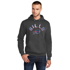 Толстовка Buffalo Bills Starter Charcoal Arch Over Logo Толстовка Buffalo Bills Starter Charcoal Arch Over Logo