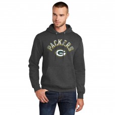 Толстовка Green Bay Packers Starter Charcoal Arch Over Logo