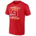 Kansas City Chiefs Nine-Straight AFC West Division Champions T-Shirt - Red