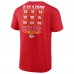 Kansas City Chiefs Fanatics Nine-Straight AFC West Division Champions Big & Tall T-Shirt - Red