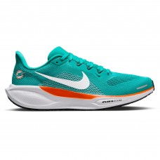 Unisex Miami Dolphins Nike Aqua Air Zoom Pegasus 41 Sneakers