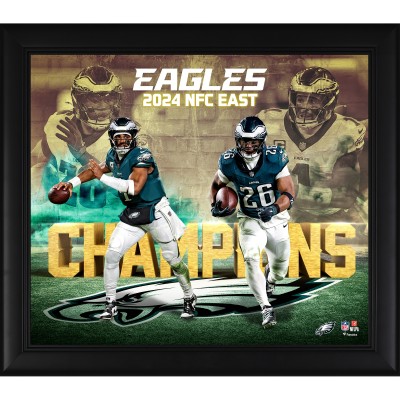 Philadelphia Eagles Fanatics Authentic 2024 NFC East Division Champions Framed 15 x 17 Collage