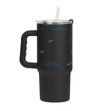 Термос Carolina Panthers 24oz. Step and Repeat Powder Coat