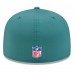 Бейсболка Philadelphia Eagles New Era Midnight Green 2025 Sideline 59FIFTY
