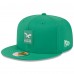 Бейсболка Philadelphia Eagles New Era Kelly Green 2025 Sideline Throwback 59FIFTY