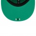 Бейсболка Philadelphia Eagles New Era Kelly Green 2025 Sideline Throwback 59FIFTY