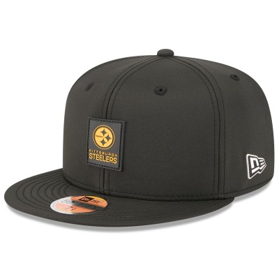 Бейсболка Pittsburgh Steelers New Era Black 2025 Sideline 59FIFTY