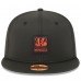 Бейсболка Cincinnati Bengals New Era Black 2025 Sideline 59FIFTY