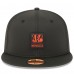 Бейсболка Cincinnati Bengals New Era Black 2025 Sideline 59FIFTY