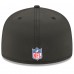 Бейсболка Cincinnati Bengals New Era Black 2025 Sideline 59FIFTY