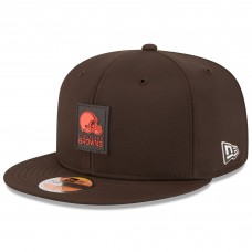 Бейсболка Cleveland Browns New Era Brown 2025 Sideline 59FIFTY